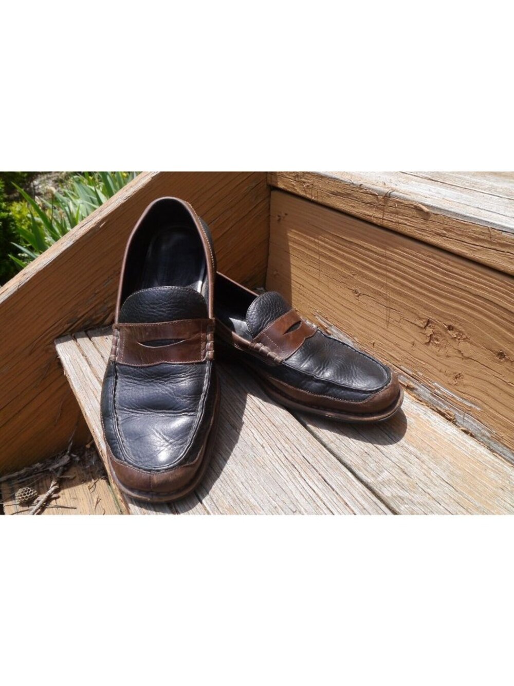 Timberland Slip On Leather Loafers Men's Blk Brn Smart Comfort System Shoes 12